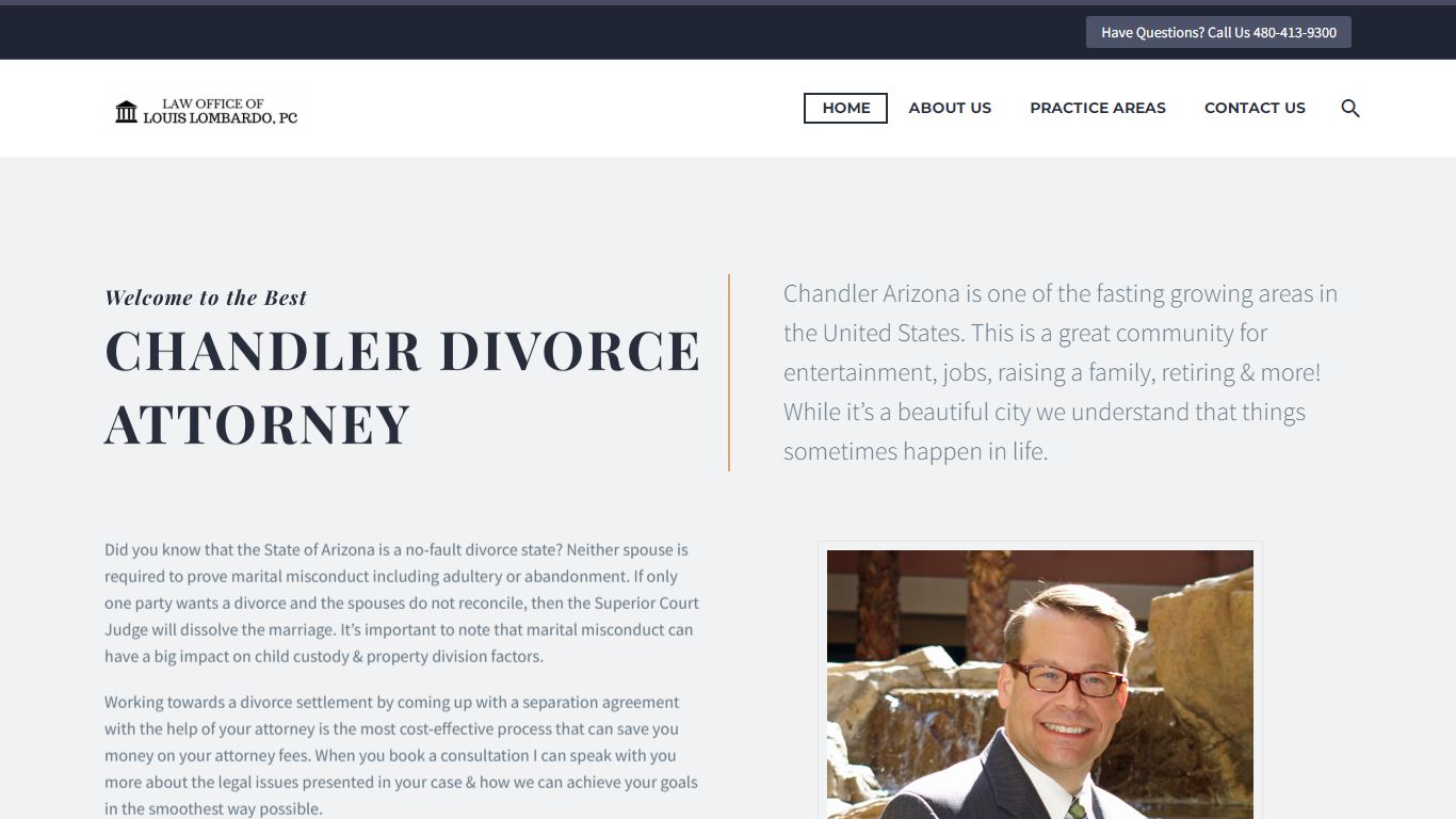 Chandler Divorce Attorney - Law Office Of Louis Lombardo